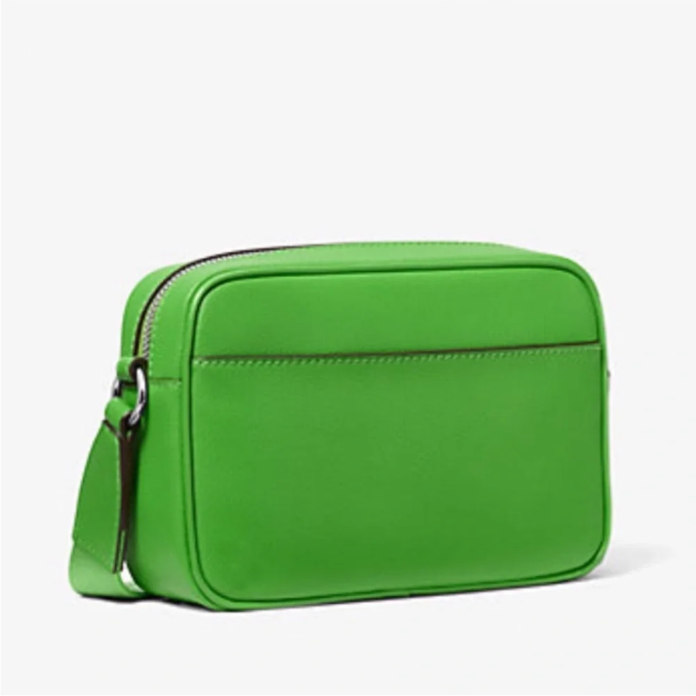 Michael Kors Jet Set Leather Medium Crossbody Bag with Case for Apple Airpods Pr - Picture 5 of 16